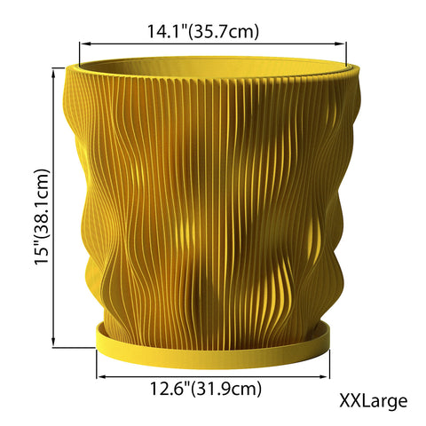 Lemon Yellow Wave