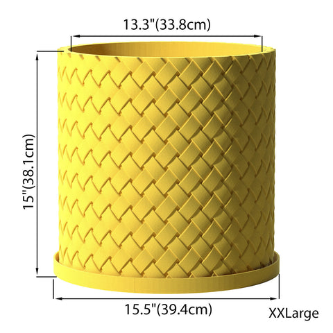 Lemon Yellow Weave