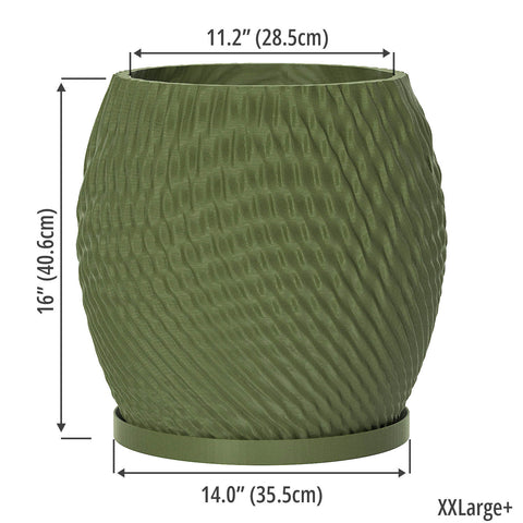 Avocado Green Ripple