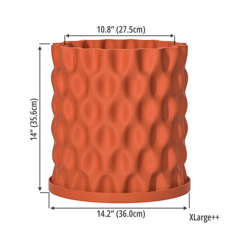 Terracotta Orange Plop