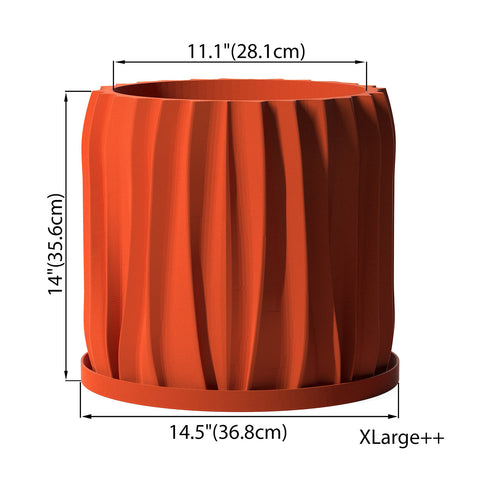 Terracotta Orange Kurtain
