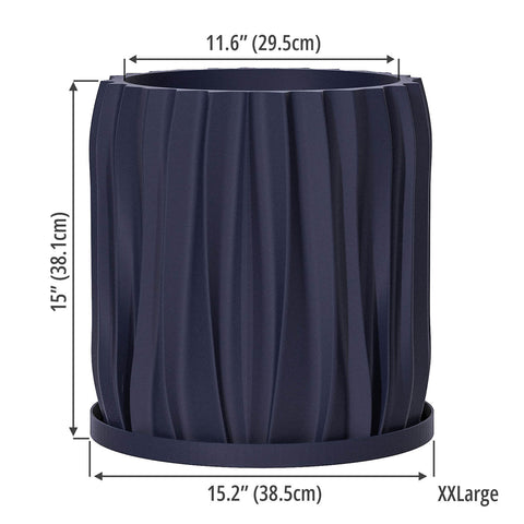 Deep Ocean Blue Kurtain