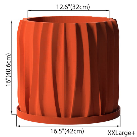 Terracotta Orange Kurtain