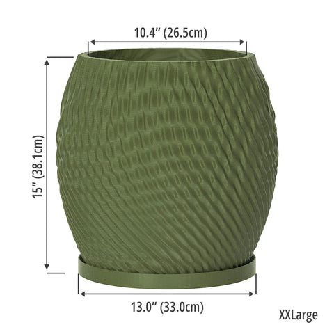 Avocado Green Ripple