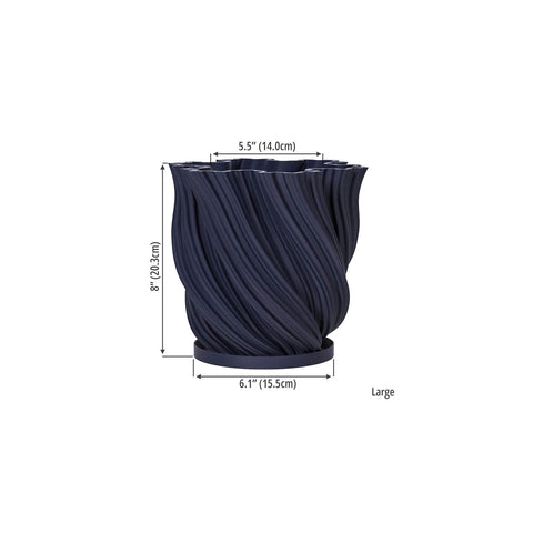 Deep Ocean Blue Fractal