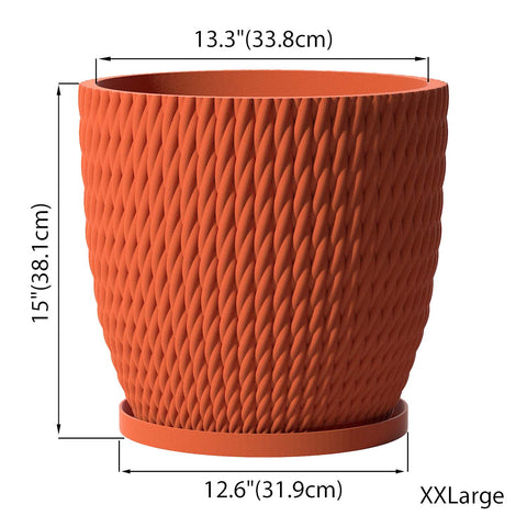 Terracotta Orange Vine