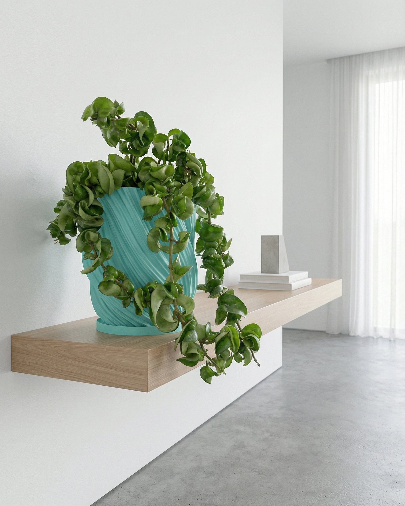Planter Pot With Drainage, Saucer Included - Fractal – Tectle