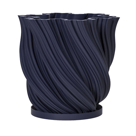 Deep Ocean Blue Fractal