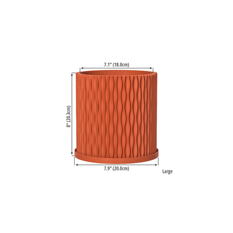 Terracotta Orange Mica