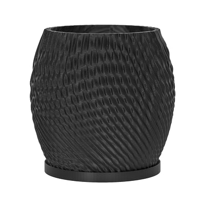 Charcoal Black Ripple