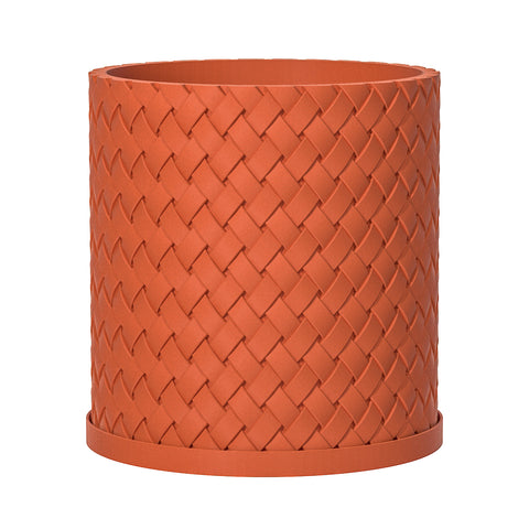 Terracotta Orange Weave