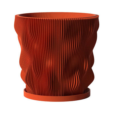 Terracotta Orange Wave