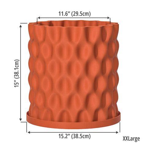 Terracotta Orange Plop