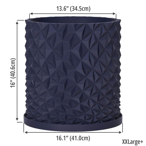 Deep Ocean Blue Knurl