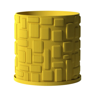 Lemon Yellow GridLock