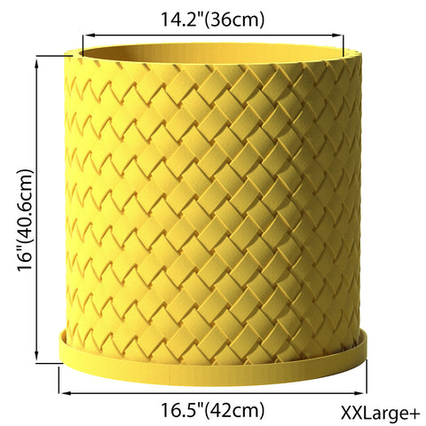 Lemon Yellow Weave