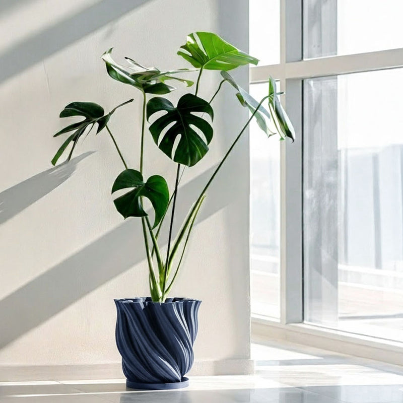 Deep Ocean Blue Fractal