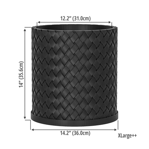 Charcoal Black Weave