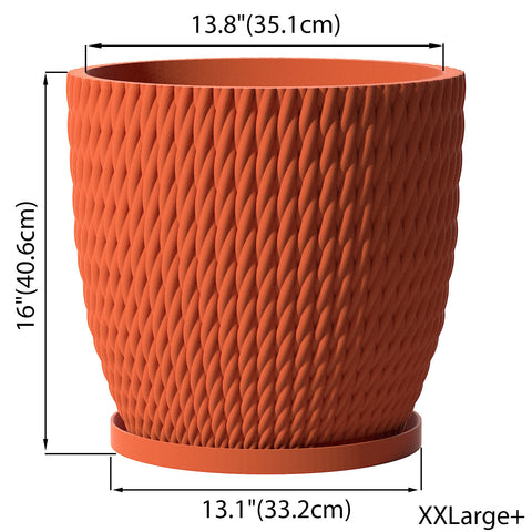 Terracotta Orange Vine