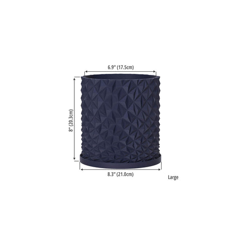 Deep Ocean Blue Knurl