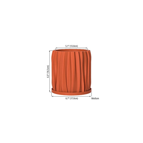 Terracotta Orange Kurtain