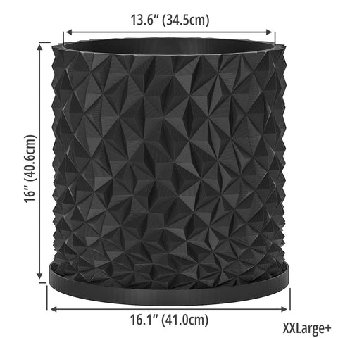 Charcoal Black Knurl