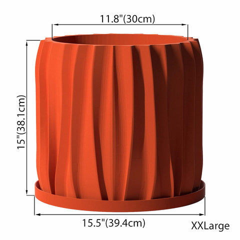 Terracotta Orange Kurtain