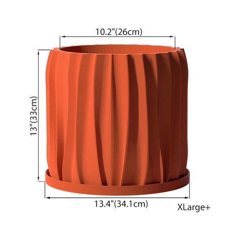 Terracotta Orange Kurtain