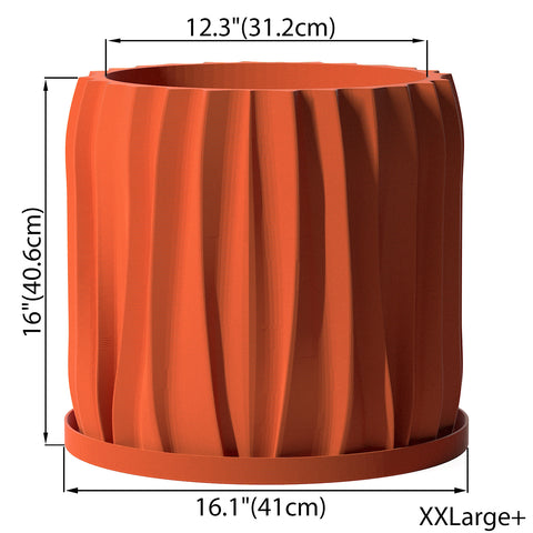 Terracotta Orange Kurtain