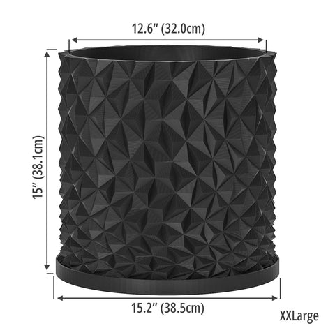 Charcoal Black Knurl