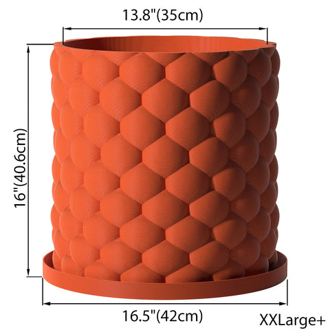 Terracotta Orange Bubble