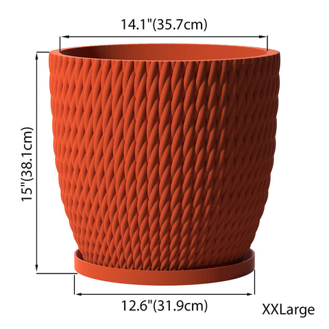 Terracotta Orange Vine