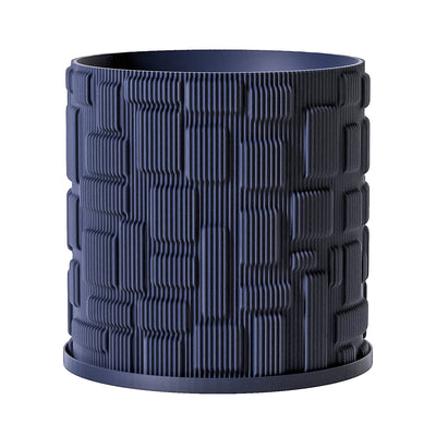 Deep Ocean Blue GridLock