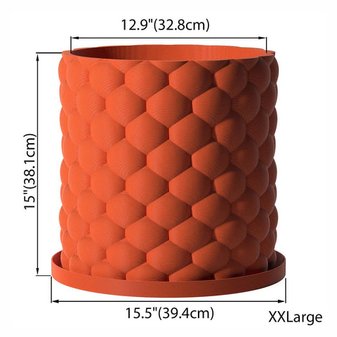 Terracotta Orange Bubble
