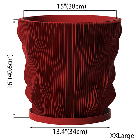 Lava Red Wave