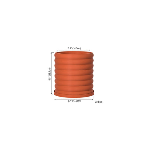 Terracotta Orange Slinky