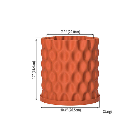 Terracotta Orange Plop