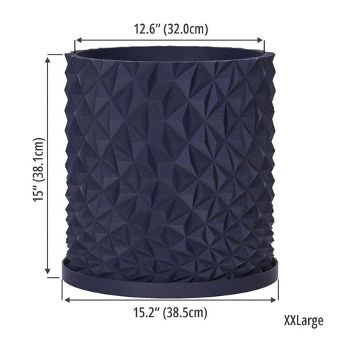 Deep Ocean Blue Knurl