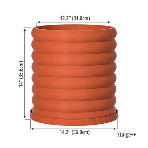 Terracotta Orange Slinky