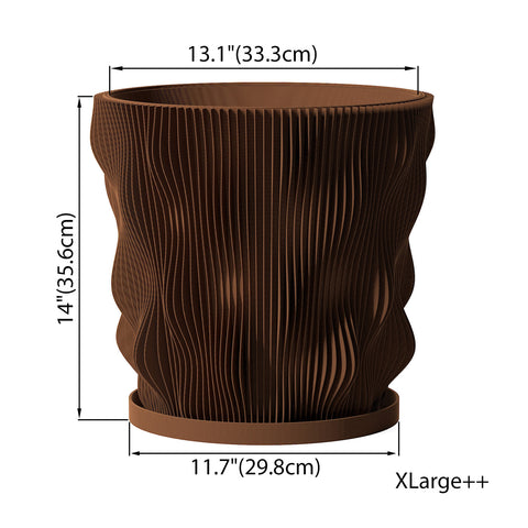 Nut Brown Wave