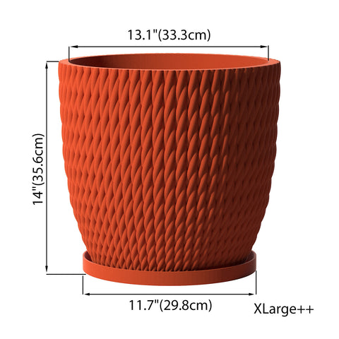 Terracotta Orange Vine