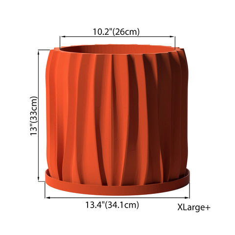 Terracotta Orange Kurtain