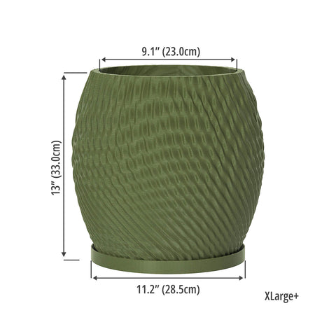 Avocado Green Ripple