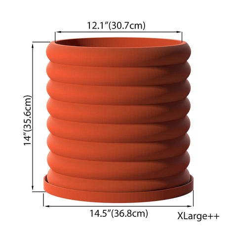Terracotta Orange Slinky