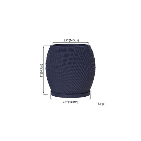 Deep Ocean Blue Ripple