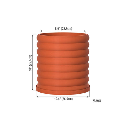 Terracotta Orange Slinky
