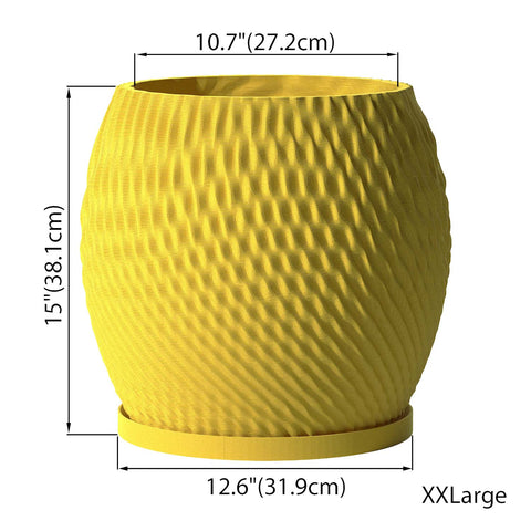 Lemon Yellow Ripple