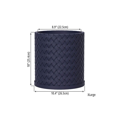 Deep Ocean Blue Weave