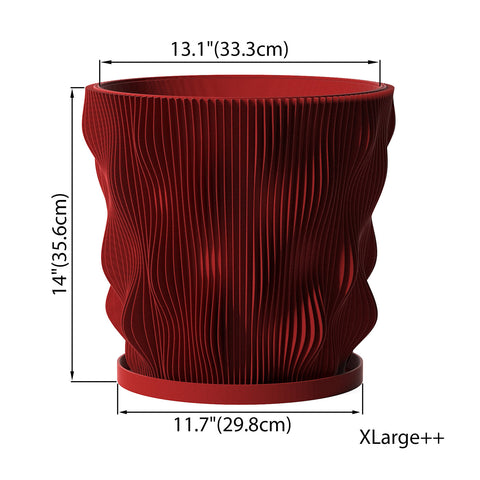 Lava Red Wave