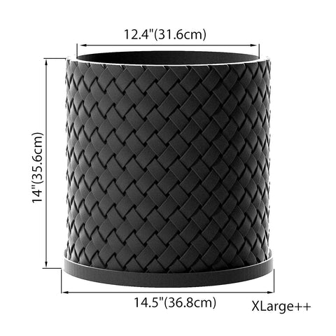 Charcoal Black Weave